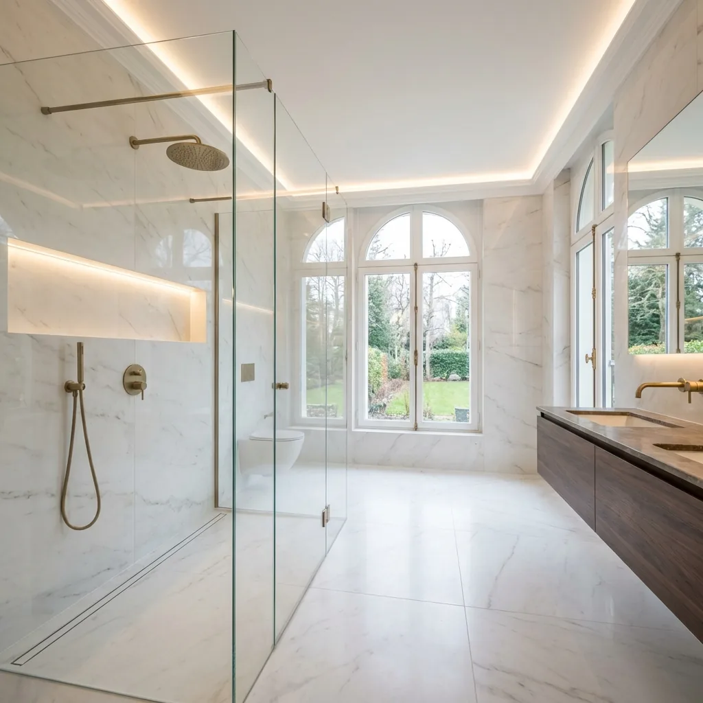Suite parentale avec spa intégré au Vésinet — rénovation haut de gamme BENEBATTI