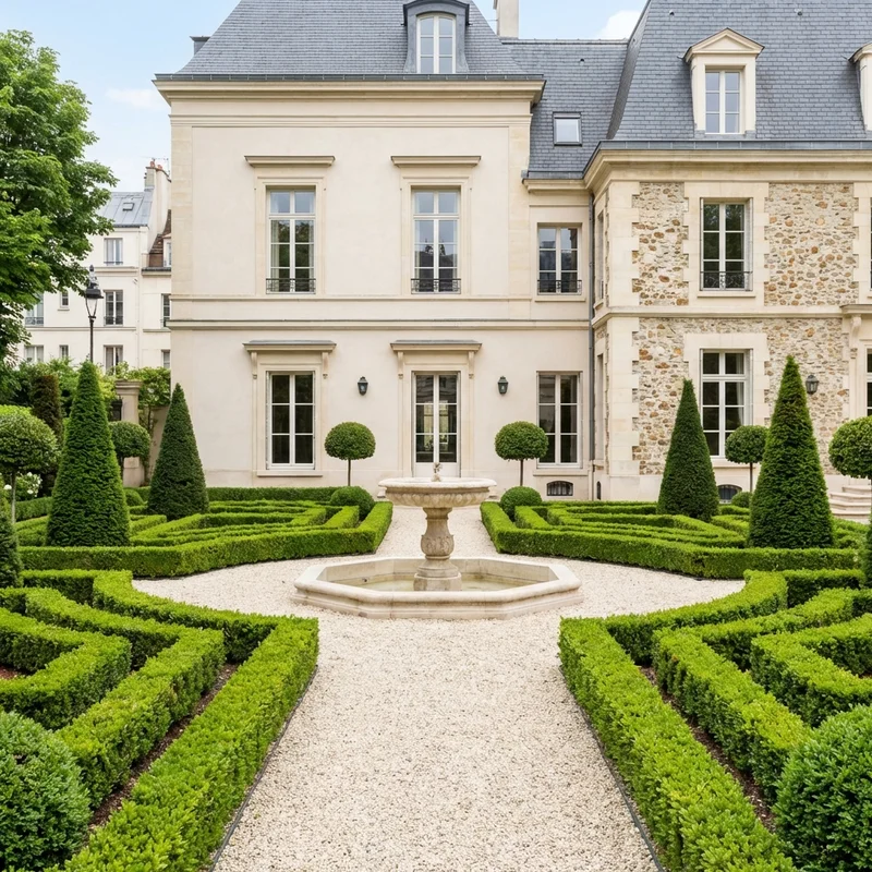 Exemple de jardin à la française