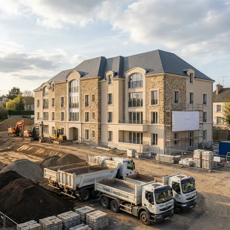 Livraison et évacuation de terre