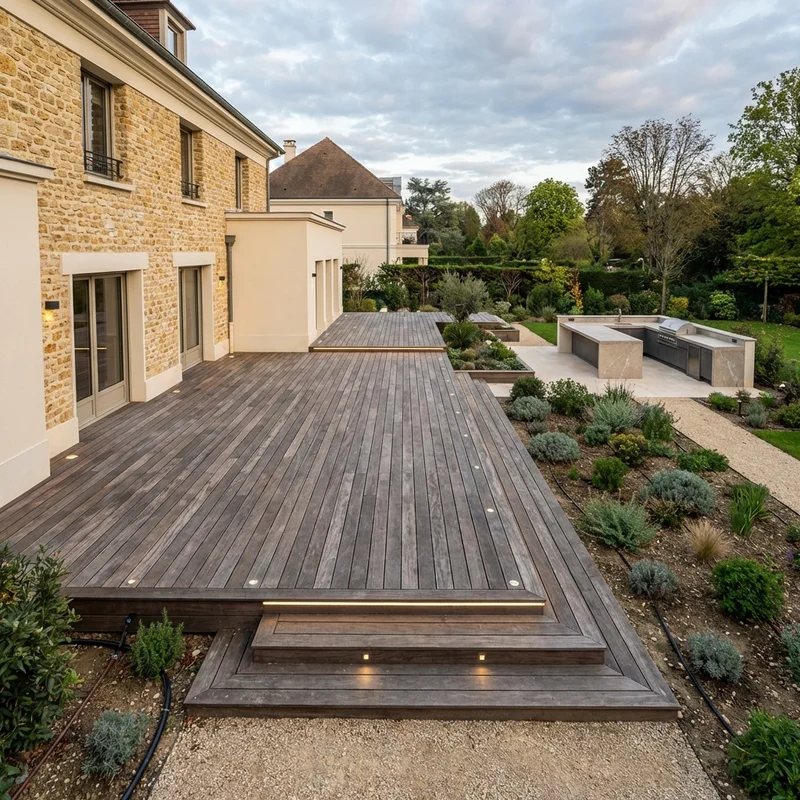 Aménagement paysager au Vésinet