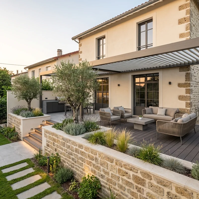 Aménagement de terrasses