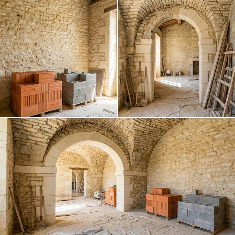 Maçonnerie traditionnelle et pierre