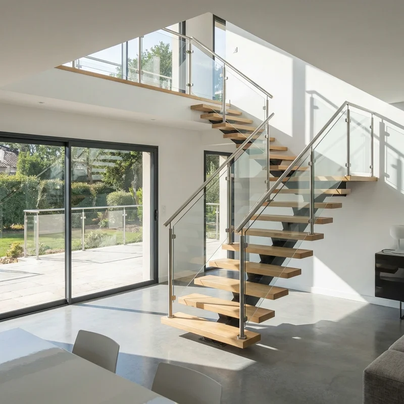 Garde-corps en verre