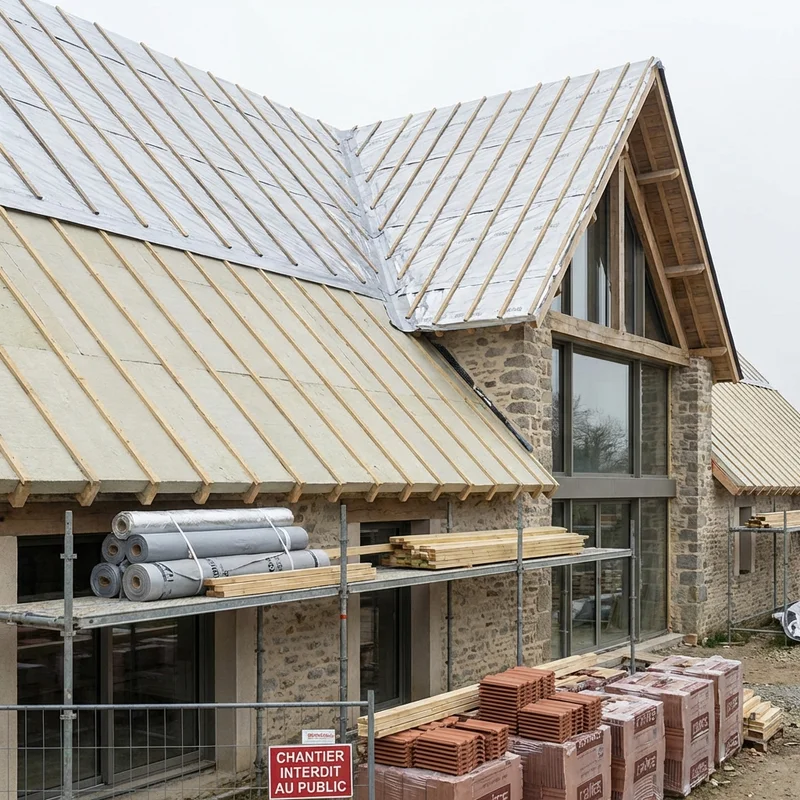 Isolation par l'extérieur sarking